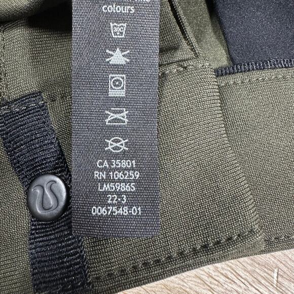 Lululemon Commission Pant Classic Warpstreme Dark Olive Men's 33 x 33 EUC - Picture 8 of 12